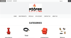 Desktop Screenshot of poofersupply.com